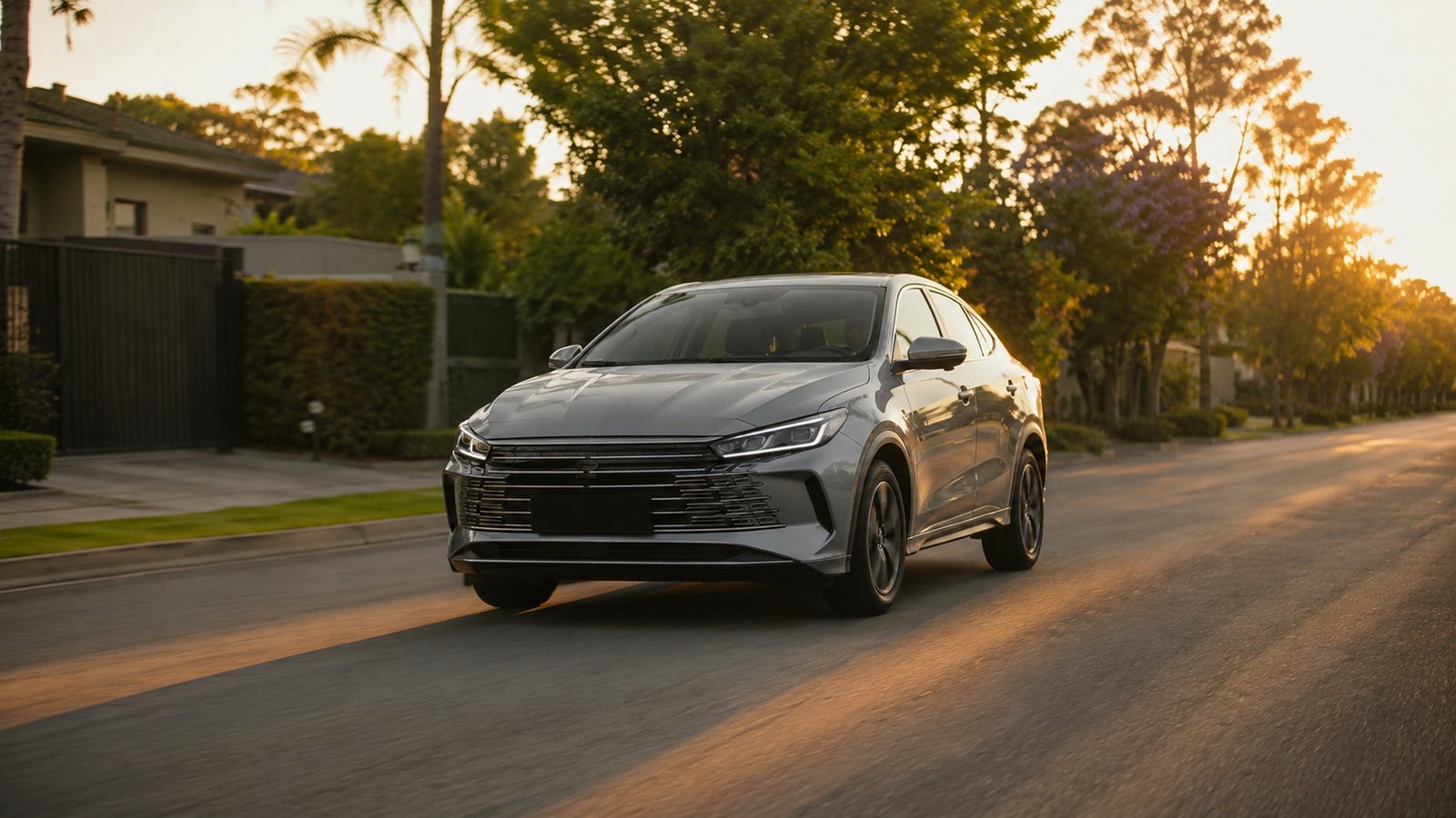 Carro leve com sistema de rastreamento instalado